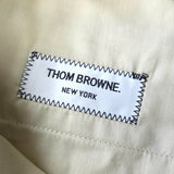 トムブラウン シルク混紡 サイドライン スラックス ライトグレー タグ付き未使用品