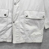 イヴ サンローラン ヴィンテージ YSLロゴ ブルゾン ジャケット ベージュ / グレー