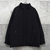 イヴ サンローラン ヴィンテージ YSLロゴ 中綿ジャケット ブラック