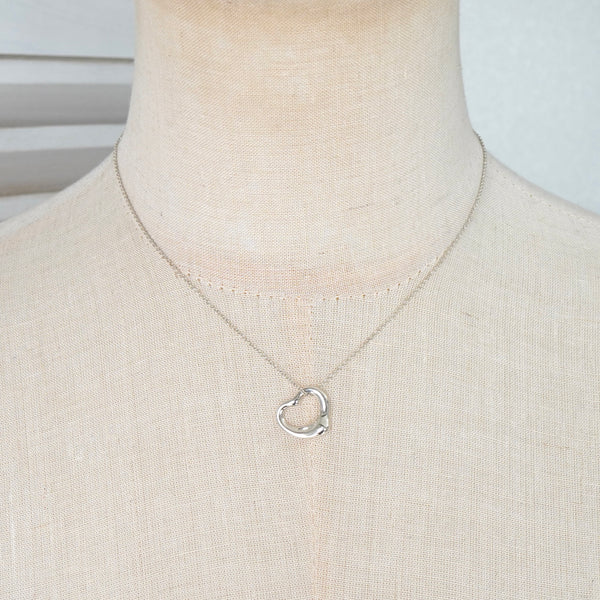 ティファニー オープンハート ネックレス シルバー925