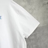 メゾン キツネ ロゴ 刺繍 Tシャツ ホワイト