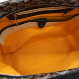 ゴヤール アンバサッドMM PVC/レザー ブリーフケース ビジネスバッグ ブラック メンズ