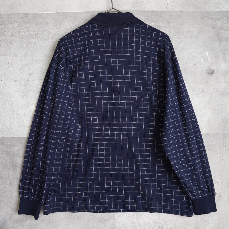 90's｜Logo Long Sleeve Polo Shirt
