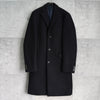 アクネ ストゥディオズ メルトンウール チェスターコート ブラック