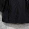 プラダ ナイロン 中綿 ステンカラーコート ブラック ウエストベルト付き