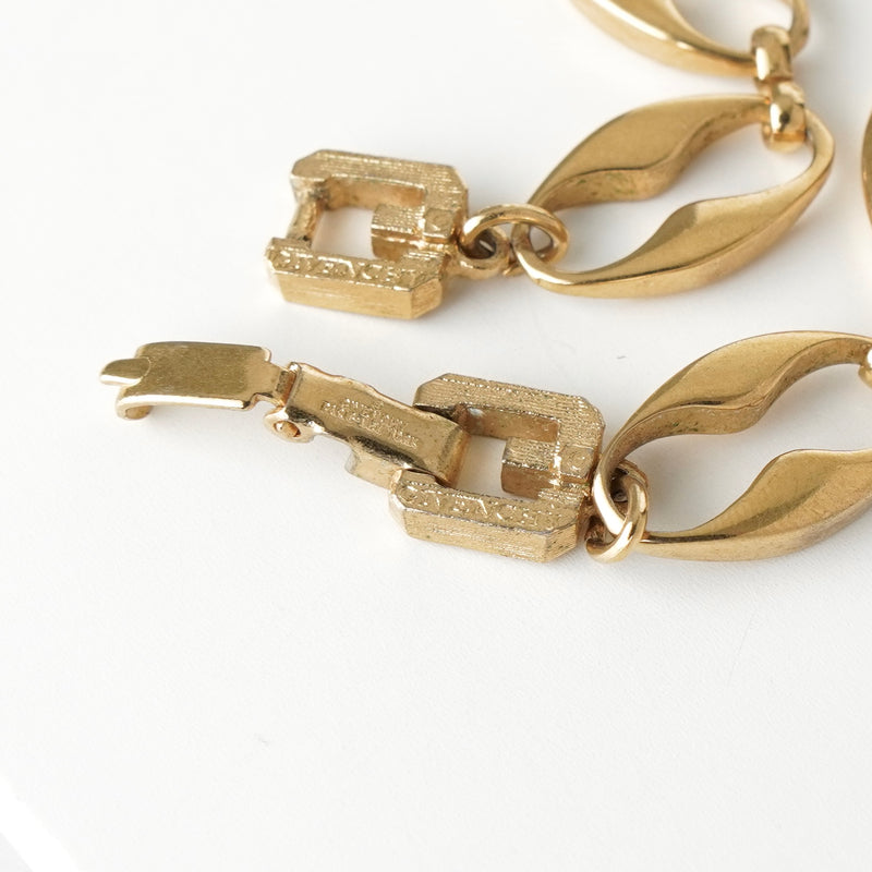 ジバンシィ ヴィンテージ チェーン ネックレス GP ゴールド