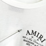 アミリ Arts District Tee ロゴ 両面プリント Tシャツ ホワイト タグ付き未使用品