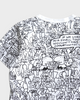 プレイ コム デ ギャルソン Tシャツ ホワイト ブラック S レディース