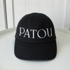 Patou Logo Cap Black