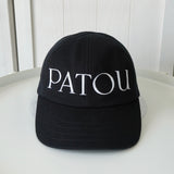 Patou Logo Cap Black
