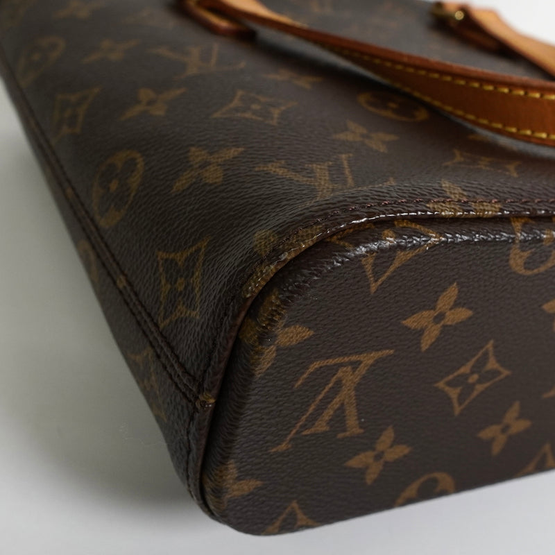 ルイ・ヴィトン モノグラム ヴァヴァンPM レザー ハンドバッグ トートバッグ ブラウン M51172