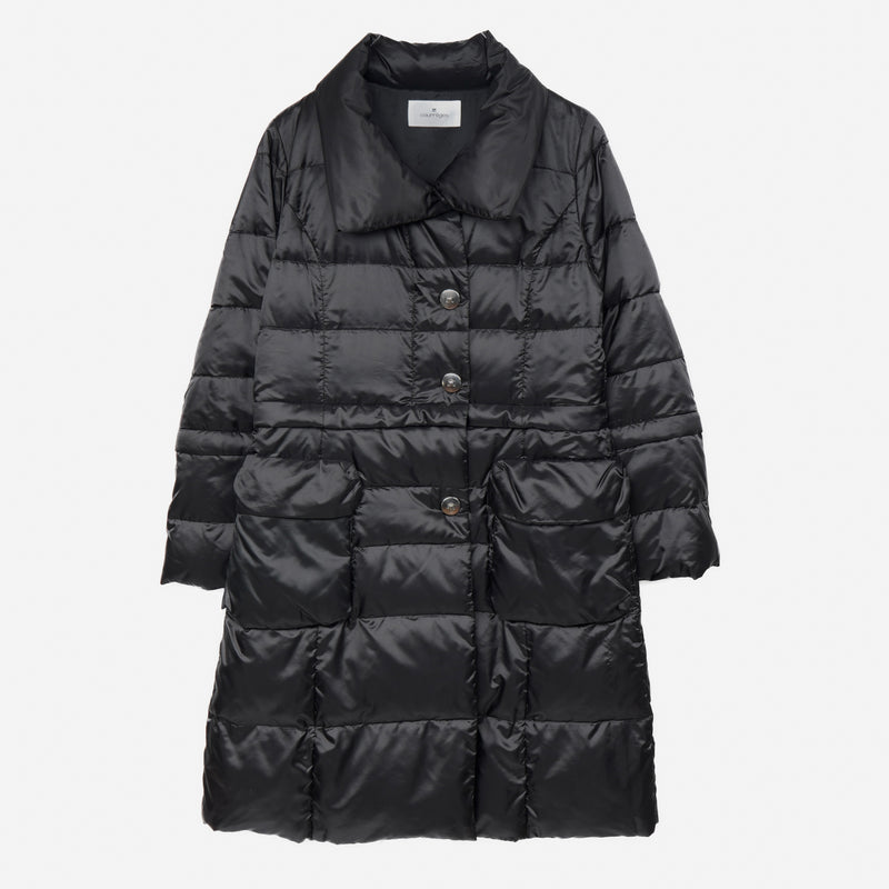 クレージュ ダウンコート ブラック レディース