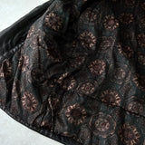 イヴ サンローラン ヴィンテージ 総裏地 YSLロゴボタン レザージャケット レザーブルゾン ブラック