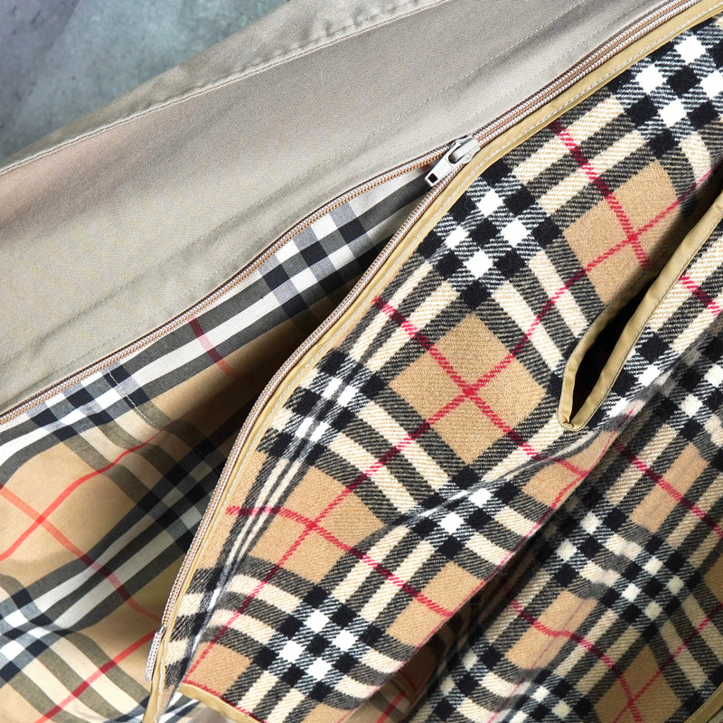 バーバリー ヴィンテージ ステンカラーコート ベージュ