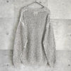 ヨーク MESHED KNIT CREWNECK メッシュ ニット グレージュ