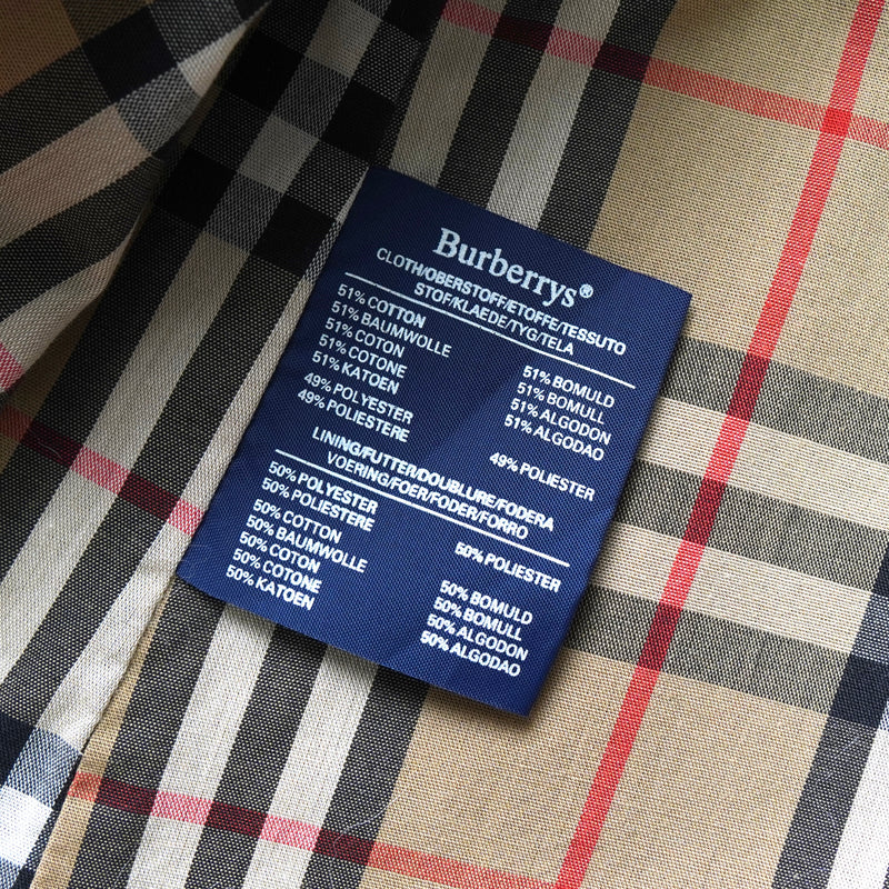 バーバリー ヴィンテージ ステンカラーコート ベージュ