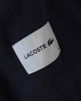 ラコステ ボア切り替え フェイクレイヤード ジャケット ネイビー レディース