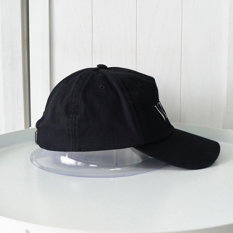 ヴァレンティノ ロゴ キャップ ブラック