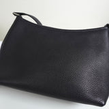 エルメス ベルランゴPM Hロゴ トゴ ショルダーバッグ ネイビー □E刻