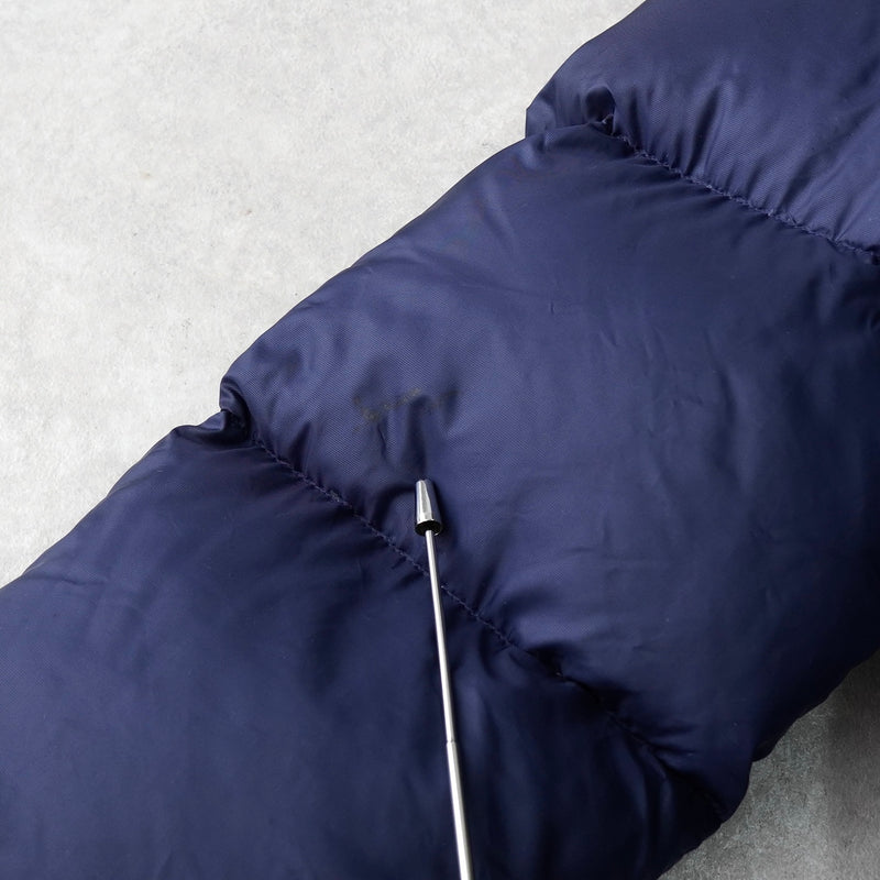 ザ ノースフェイス ヌプシ ロゴ ダウンジャケット ネイビー