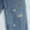 アワーレガシー 25SS VAST CUT バタフライ 刺繍 デニム ブルー