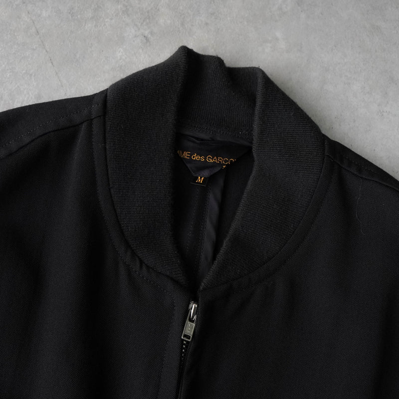 コムデギャルソン 1990年製 変形 ジッパー ベスト レディース ブラック