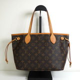 ルイ ヴィトン モノグラム ネヴァーフルPM トートバッグ ブラウン M40155