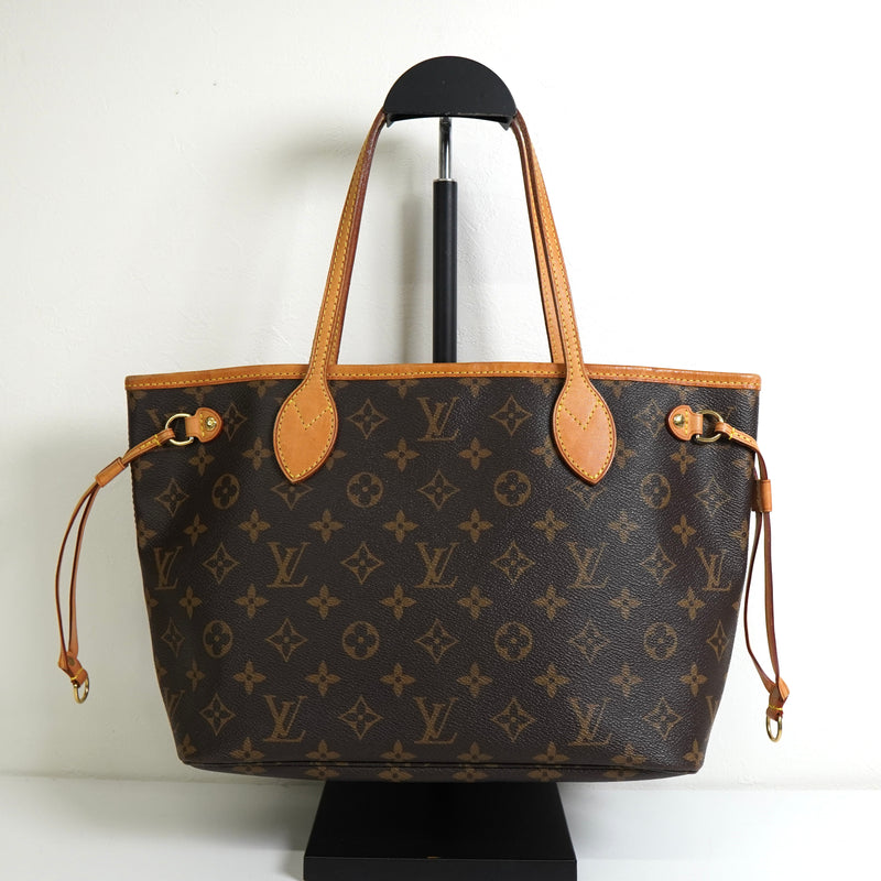 ルイ ヴィトン モノグラム ネヴァーフルPM トートバッグ ブラウン M40155