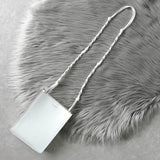 Jil Sander Tangle 白色小号皮革单肩包