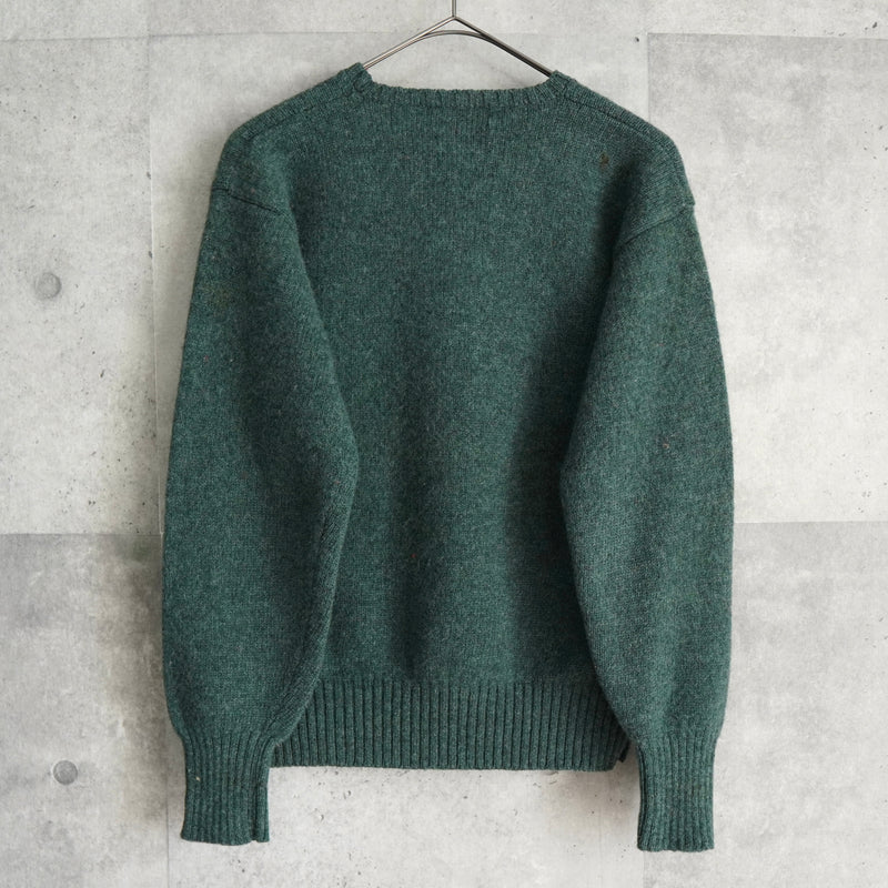 ポロ ラルフローレン スモールポニーロゴ ウール ニット グリーン