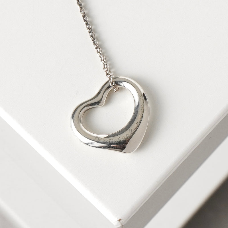 ティファニー オープンハート ネックレス シルバー925