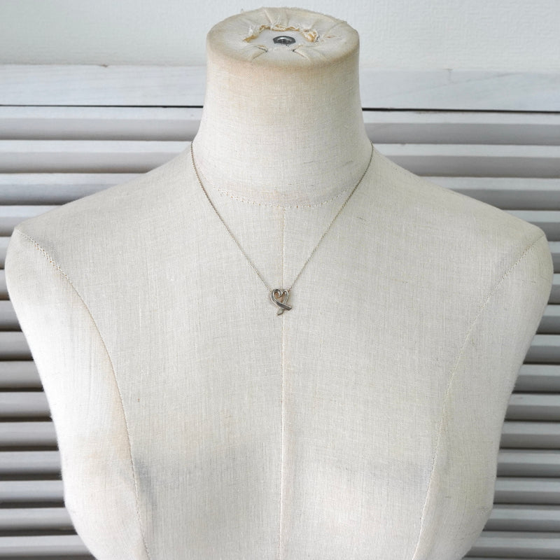 ティファニー ラビングハート パロマピカソ シルバー925 ネックレス