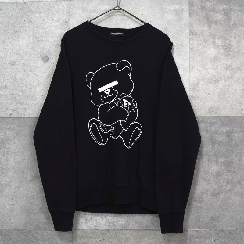 アンダーカバー ベアー アイコン スウェット ブラック