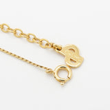 クリスチャン ディオール CDロゴ ネックレス GP