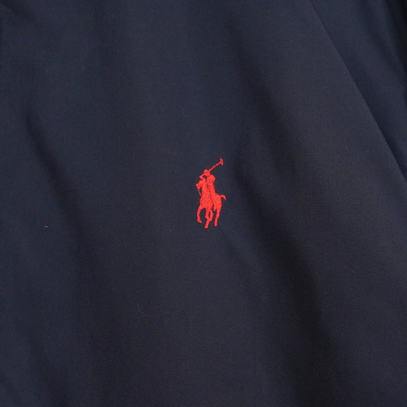 Polo Ralph Lauren logo embroidered nylon jacket blouson navy