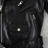 ビューティフル ピープル vintage eather iders jacket レザージャケット ライダースジャケット ブラック タグ付き未使用品 レディース