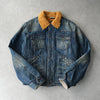 ディーゼル ボア デニムジャケット インディゴブルー