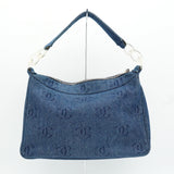 シャネル ココマーク デニム プラスチックチェーン ワンショルダーバッグ ブルー 7番台7桁