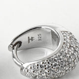 トムウッド Ice Huggies Pave フープ ピアス シルバー 925 未使用品