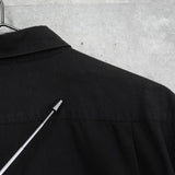 フレッドペリー ロゴ 長袖シャツ ブラック