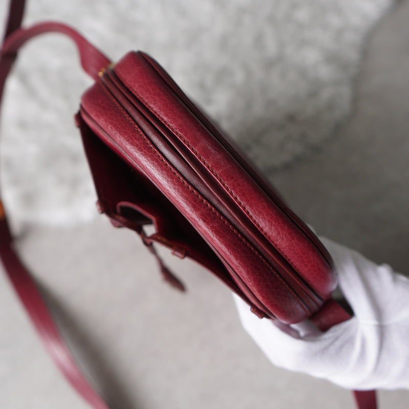 mast de Cartier TRrinity Leather Shoulder Bag