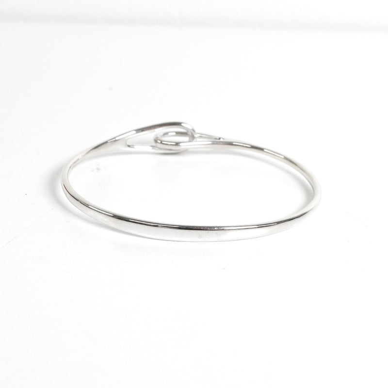ティファニー オープンティアドロップ バングル 925 新品磨き済