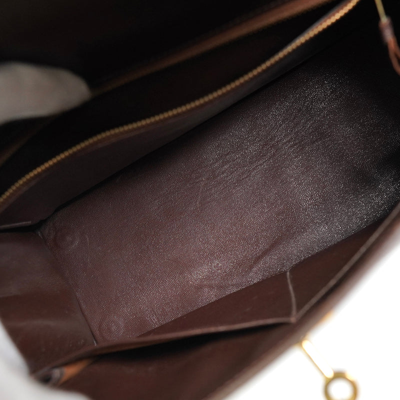 エルメス ケリー28 1964年製 ゴールド金具 ハンドバッグ T刻 ブランド