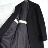 ポールスミス コレクション カシミア ウール チェスターコート ブラック