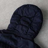 ポロ ラルフローレン ロゴプレート ダウンジャケット ネイビー