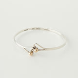 ティファニー ハート フック 14K × 925 バングル シルバー / ゴールド