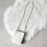 ジルサンダー タングル スモール レザー ショルダーバッグ ホワイト