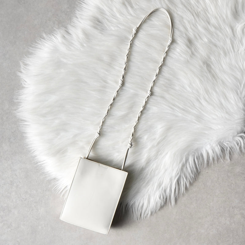 ジルサンダー タングル スモール レザー ショルダーバッグ ホワイト