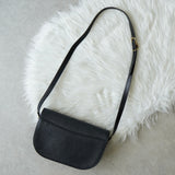 Christian Dior CD logo gold hardware leather shoulder bag navy
