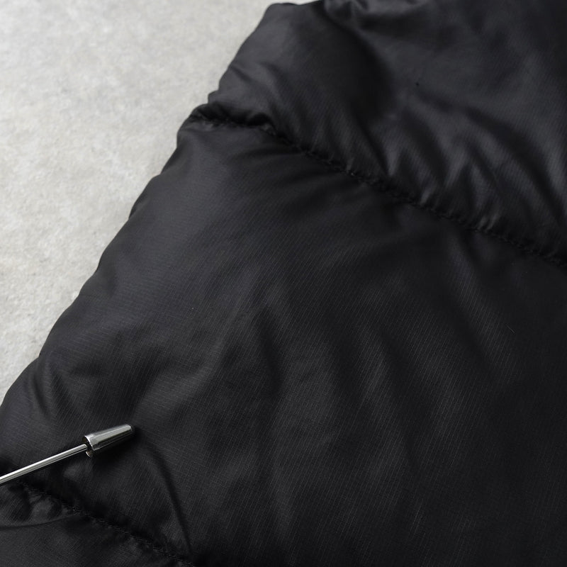 ザ ノースフェイス ヌプシ 700フィル ロゴ ダウンベスト ブラック